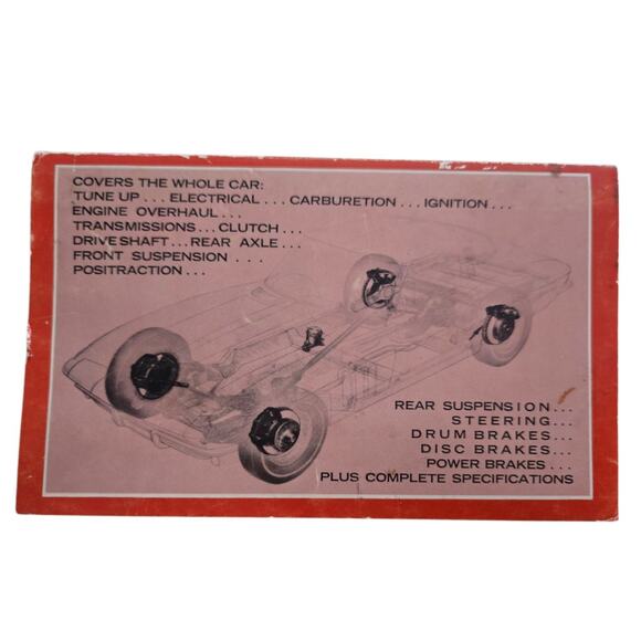 Floyd Clymer Corvette Owners Stingray Handbook Includes 396 Engine - Picture 6 of 6